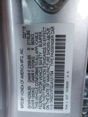 Photo 11 VIN: 1HGCV1F52JA121794 - HONDA ACCORD 