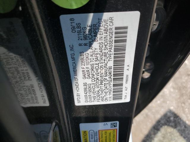 Photo 11 VIN: 1HGCV1F52JA246780 - HONDA ACCORD 