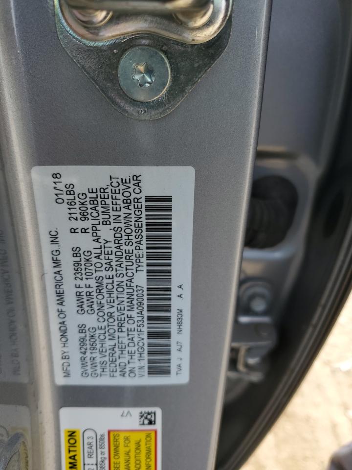 Photo 11 VIN: 1HGCV1F53JA090037 - HONDA ACCORD 