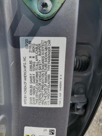 Photo 11 VIN: 1HGCV1F53LA070065 - HONDA ACCORD EXL 