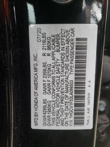 Photo 9 VIN: 1HGCV1F53LA099503 - HONDA ACCORD EXL 