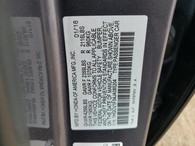 Photo 11 VIN: 1HGCV1F54JA085204 - HONDA ACCORD EXL 