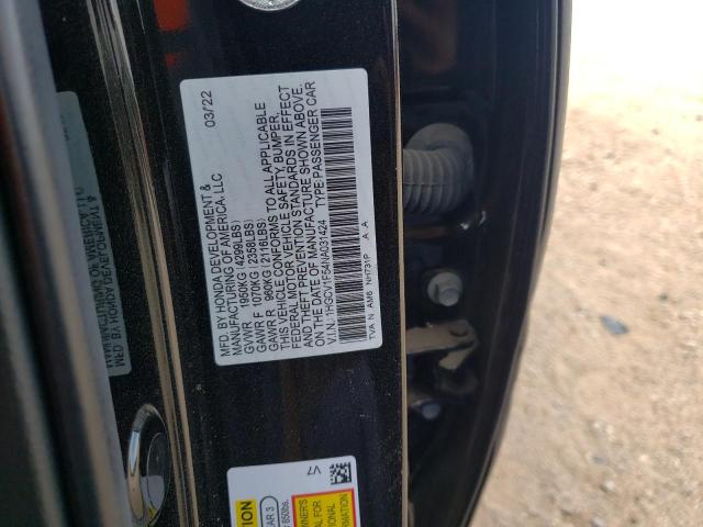 Photo 9 VIN: 1HGCV1F54NA031424 - HONDA ACCORD EXL 