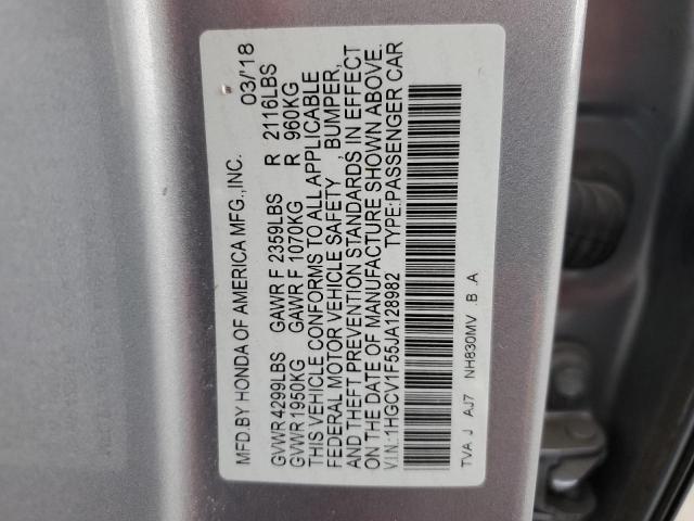 Photo 11 VIN: 1HGCV1F55JA128982 - HONDA ACCORD EXL 