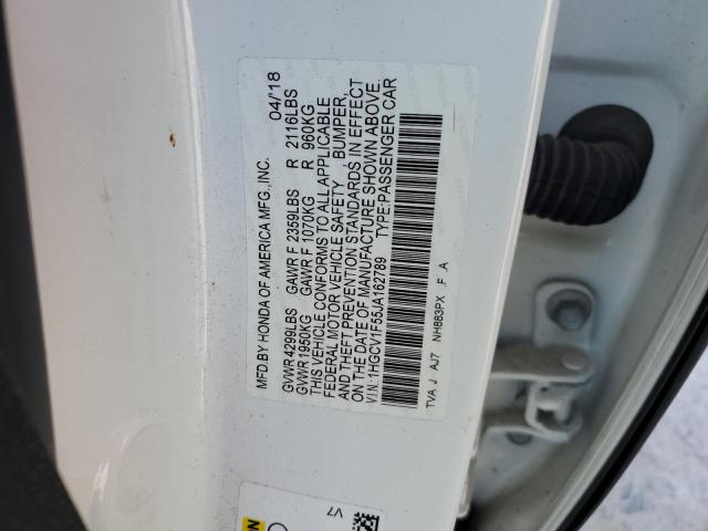 Photo 11 VIN: 1HGCV1F55JA162789 - HONDA ACCORD 