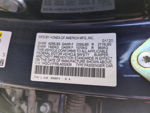 Photo 12 VIN: 1HGCV1F55LA052439 - HONDA ACCORD EXL 