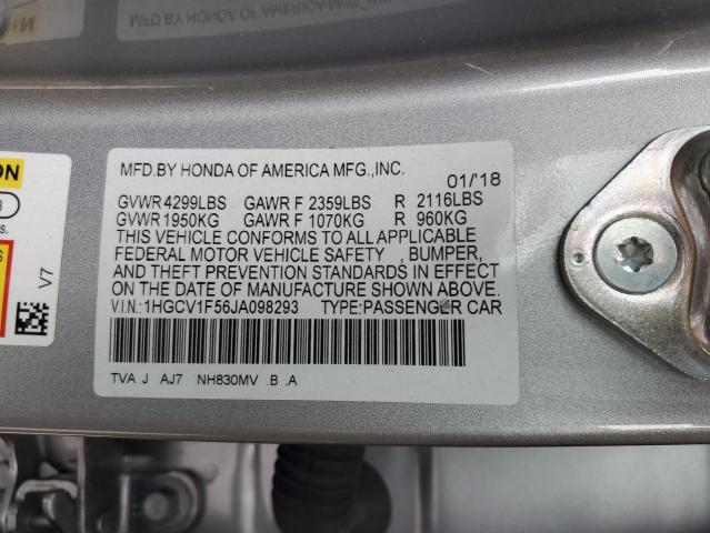 Photo 11 VIN: 1HGCV1F56JA098293 - HONDA ACCORD 