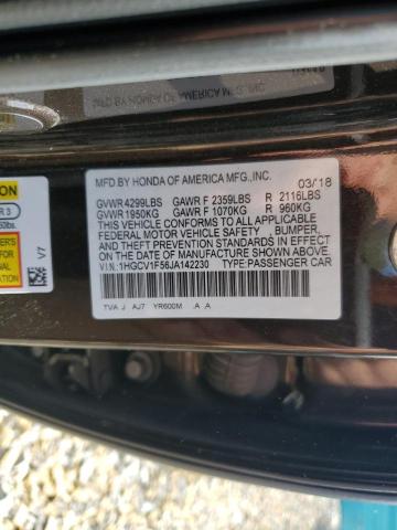 Photo 11 VIN: 1HGCV1F56JA142230 - HONDA ACCORD 