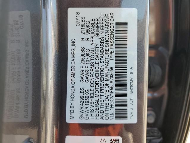 Photo 11 VIN: 1HGCV1F56JA203656 - HONDA ACCORD EXL 