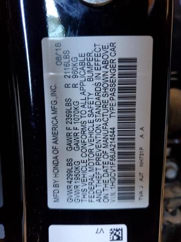 Photo 11 VIN: 1HGCV1F56JA214544 - HONDA ACCORD EXL 