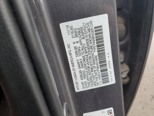 Photo 11 VIN: 1HGCV1F56KA019500 - HONDA ACCORD EXL 