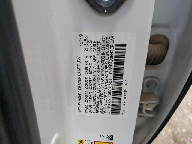 Photo 11 VIN: 1HGCV1F56LA013861 - HONDA ACCORD EXL 