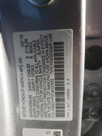 Photo 12 VIN: 1HGCV1F57JA131835 - HONDA ACCORD EXL 