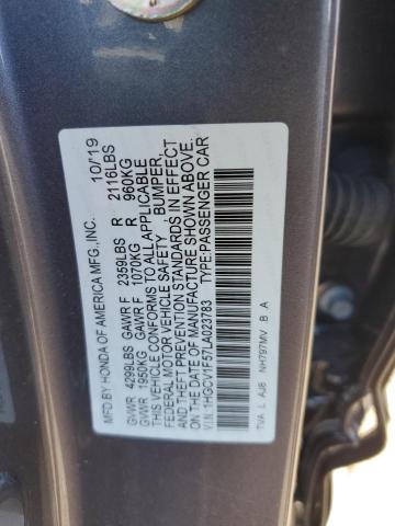 Photo 11 VIN: 1HGCV1F57LA023783 - HONDA ACCORD EXL 