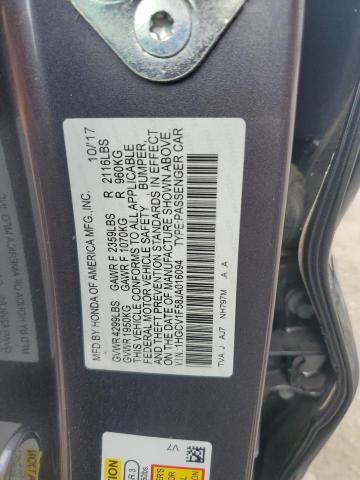 Photo 11 VIN: 1HGCV1F58JA016094 - HONDA ACCORD EXL 