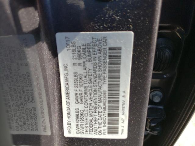 Photo 9 VIN: 1HGCV1F58JA023093 - HONDA ACCORD EXL 