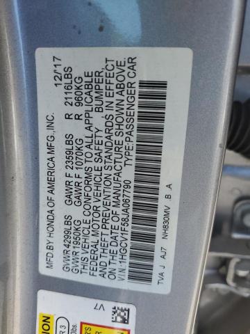 Photo 12 VIN: 1HGCV1F58JA067790 - HONDA ACCORD 