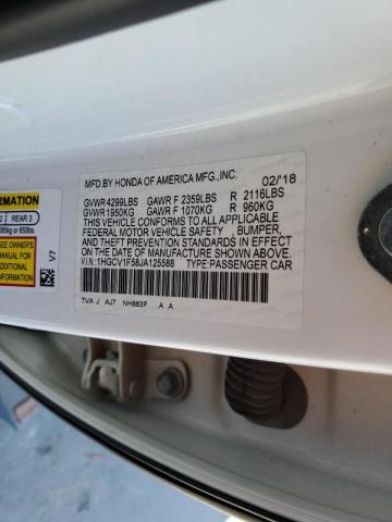 Photo 9 VIN: 1HGCV1F58JA125588 - HONDA ACCORD EXL 