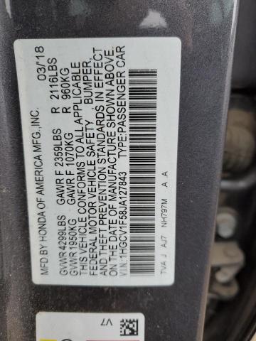 Photo 11 VIN: 1HGCV1F58JA127843 - HONDA ACCORD EXL 