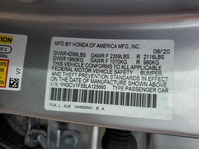 Photo 12 VIN: 1HGCV1F58LA125660 - HONDA ACCORD EXL 