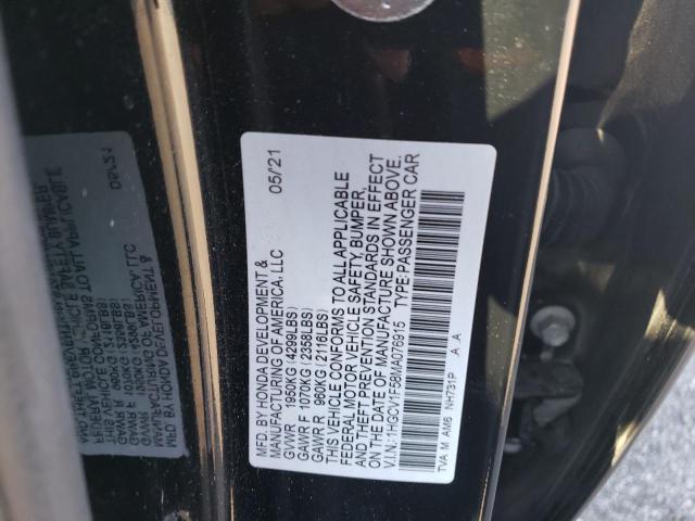 Photo 9 VIN: 1HGCV1F58MA076915 - HONDA ACCORD EXL 