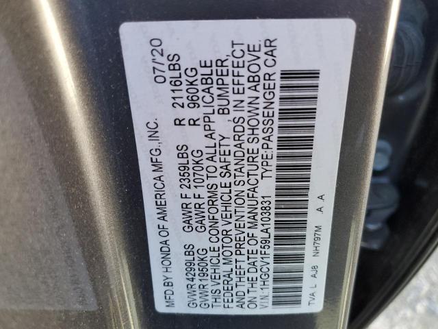 Photo 9 VIN: 1HGCV1F59LA103831 - HONDA ACCORD EXL 