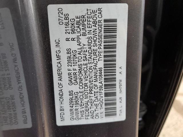 Photo 11 VIN: 1HGCV1F59LA108446 - HONDA ACCORD EXL 