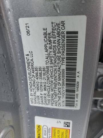 Photo 11 VIN: 1HGCV1F59MA085669 - HONDA ACCORD EXL 