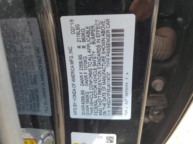 Photo 11 VIN: 1HGCV1F5XJA114737 - HONDA ACCORD 