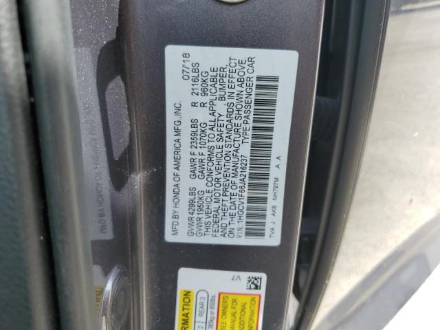 Photo 11 VIN: 1HGCV1F66JA216237 - HONDA ACCORD EXL 