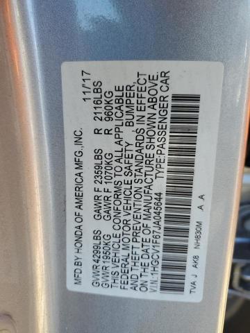 Photo 11 VIN: 1HGCV1F67JA045644 - HONDA ACCORD 