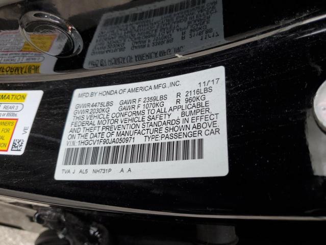 Photo 11 VIN: 1HGCV1F90JA050971 - HONDA ACCORD TOU 