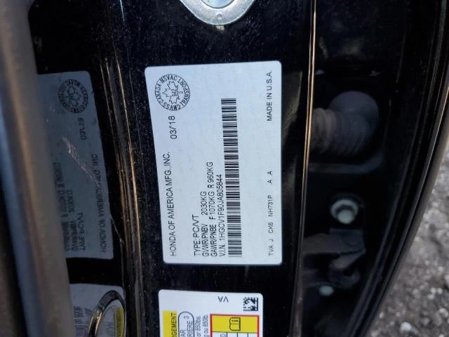 Photo 11 VIN: 1HGCV1F90JA805844 - HONDA ACCORD TOU 