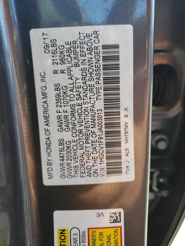 Photo 12 VIN: 1HGCV1F91JA003013 - HONDA ACCORD TOU 