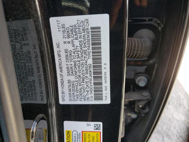 Photo 12 VIN: 1HGCV1F91JA047562 - HONDA ACCORD TOU 