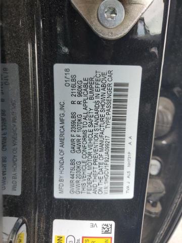 Photo 11 VIN: 1HGCV1F92JA099217 - HONDA ACCORD TOU 