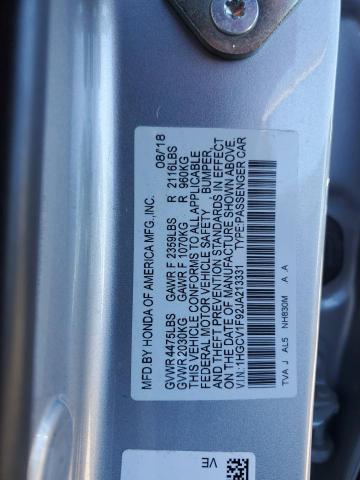 Photo 11 VIN: 1HGCV1F92JA213331 - HONDA ACCORD TOU 