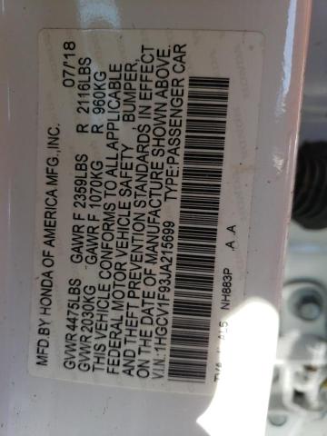 Photo 9 VIN: 1HGCV1F93JA215699 - HONDA ACCORD TOU 