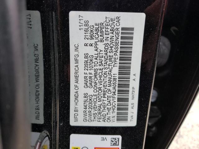 Photo 11 VIN: 1HGCV1F94JA053811 - HONDA ACCORD TOU 