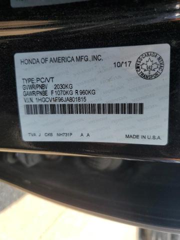 Photo 11 VIN: 1HGCV1F96JA801815 - HONDA ACCORD TOU 