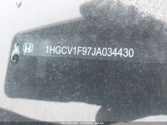 Photo 8 VIN: 1HGCV1F97JA034430 - HONDA ACCORD 