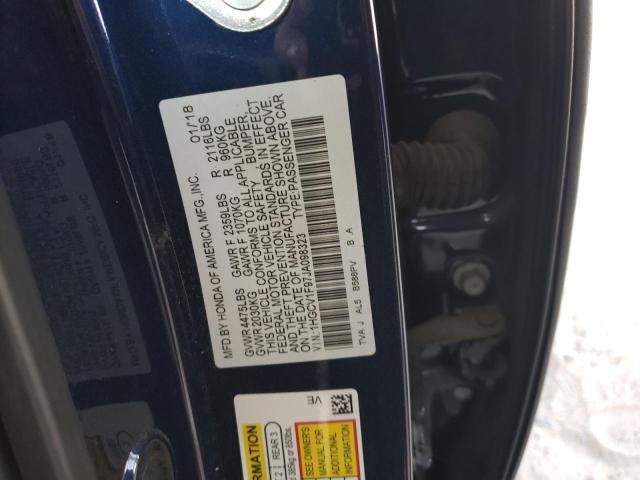 Photo 11 VIN: 1HGCV1F97JA098323 - HONDA ACCORD TOU 