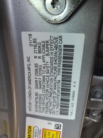 Photo 11 VIN: 1HGCV1F97JA101754 - HONDA ACCORD TOU 