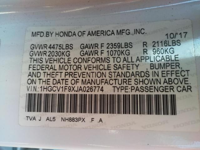 Photo 11 VIN: 1HGCV1F9XJA026774 - HONDA ACCORD TOU 