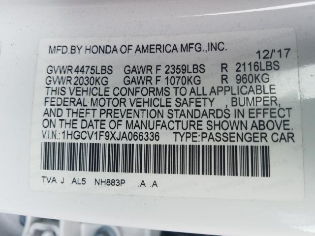 Photo 9 VIN: 1HGCV1F9XJA066336 - HONDA ACCORD TOU 