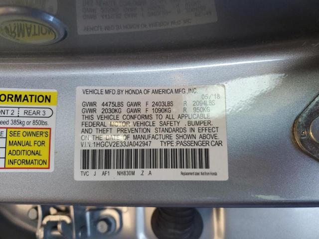 Photo 12 VIN: 1HGCV2E33JA042947 - HONDA ACCORD SPO 