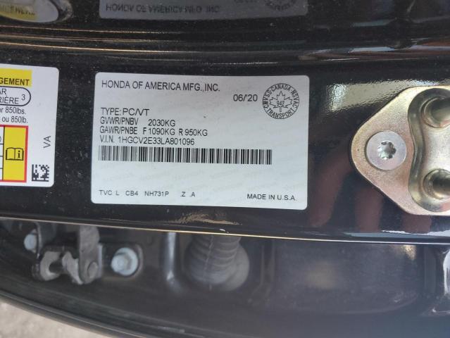 Photo 11 VIN: 1HGCV2E33LA801096 - HONDA ACCORD 