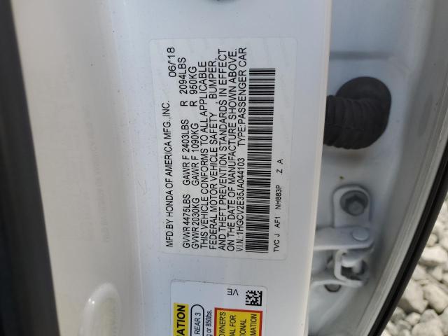 Photo 11 VIN: 1HGCV2E35JA044103 - HONDA ACCORD SPO 