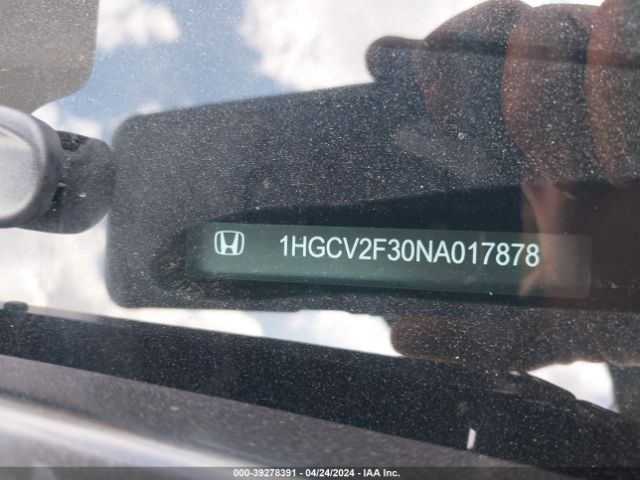 Photo 8 VIN: 1HGCV2F30NA017878 - HONDA ACCORD 