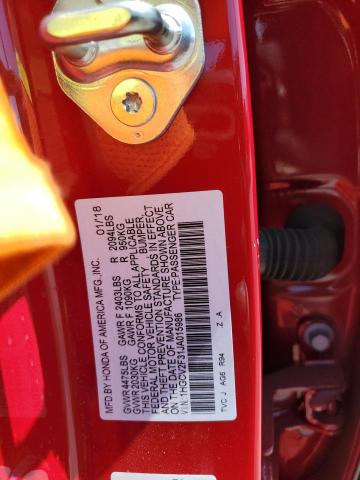 Photo 11 VIN: 1HGCV2F31JA015986 - HONDA ACCORD 